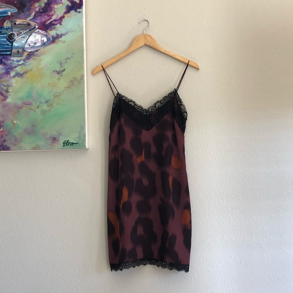 Satin Dark Purple Dress